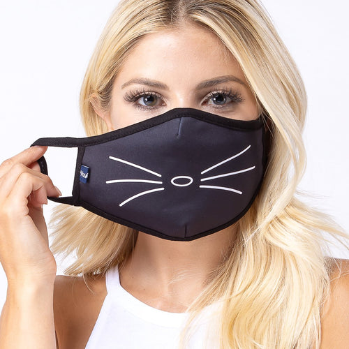 Cat Whiskers Face Mask - Boujeecat