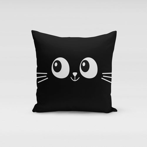 Cat Eyes & Whiskers Pillow Cover - Boujeecat