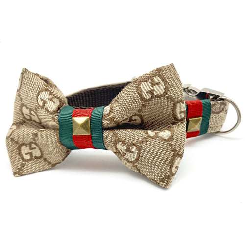 Designer GG Monogram Bow Tie - Boujeecat