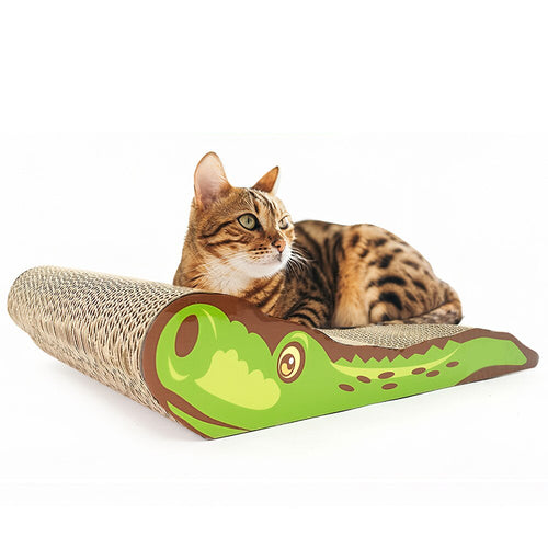 Alligator Cat Scratch Board - Boujeecat