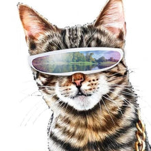 Load image into Gallery viewer, RoboCop Cyclops Cat Sunglasses - Boujeecat

