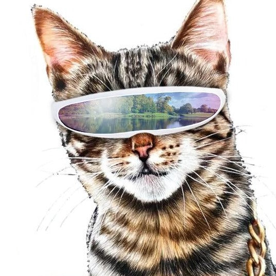 RoboCop Cyclops Cat Sunglasses - Boujeecat