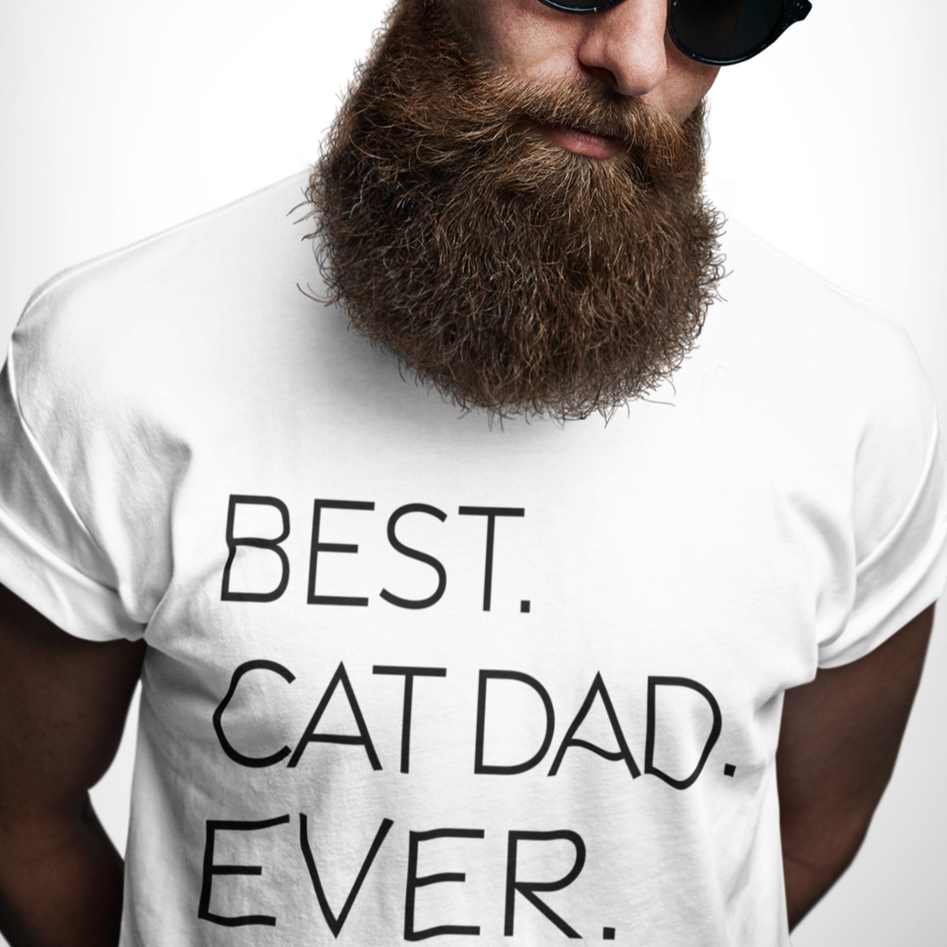 Best Cat Dad Ever Tee - Boujeecat