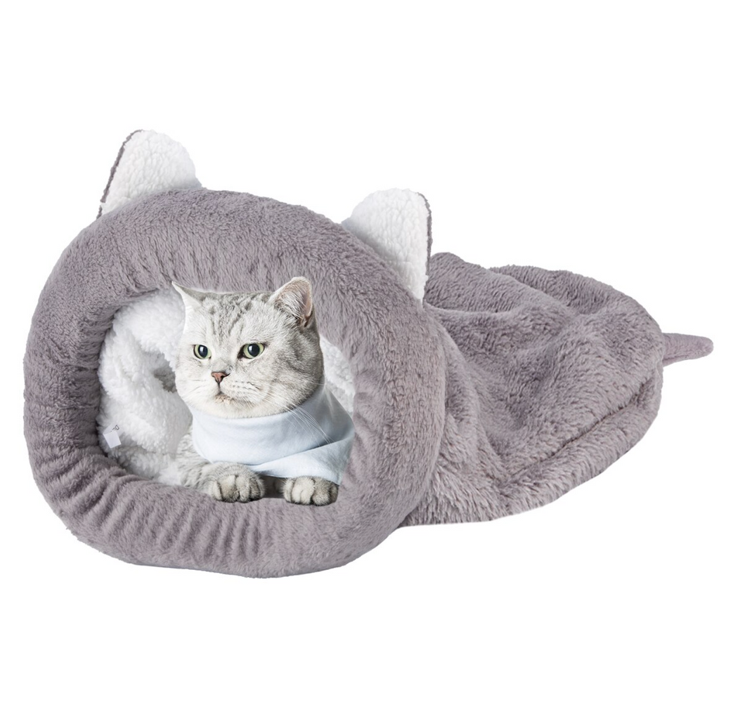 Cat Nap Sleeping Bag Bed - Boujeecat