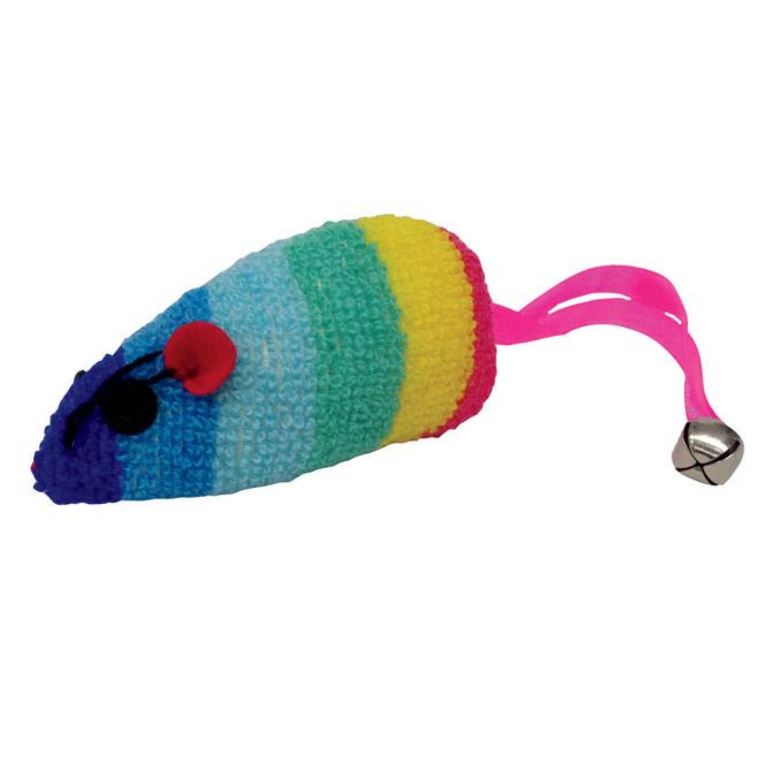 Rainbow Mouse Catnip Toy - Boujeecat