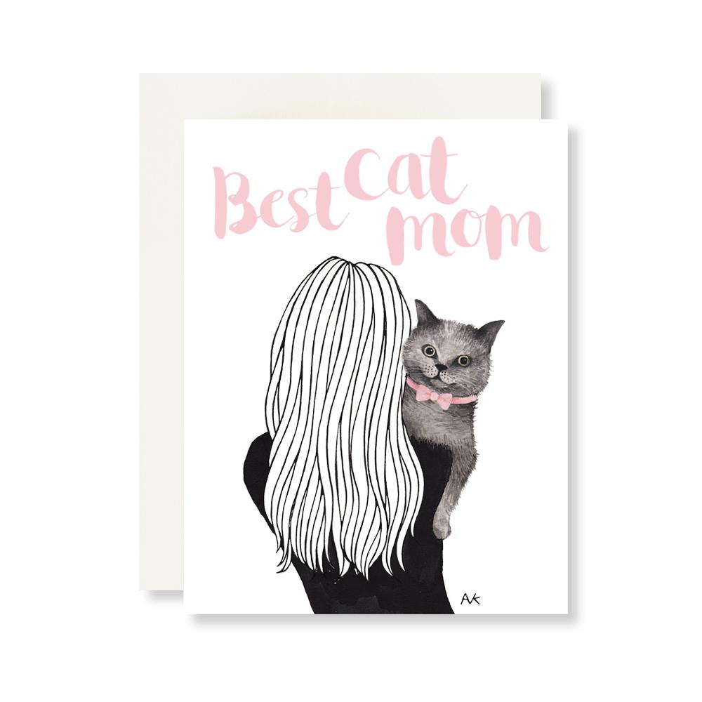 Best Cat Mom Card - Boujeecat
