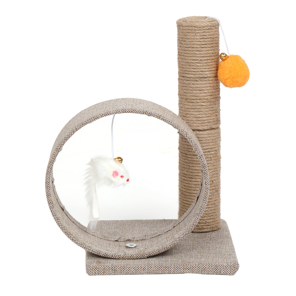 Scratch Tower Toy with Ring - Boujeecat