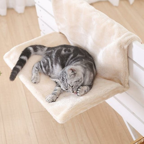 Fleece Window Sill Cat Bed - Boujeecat