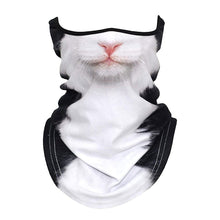 Load image into Gallery viewer, Cat Face Bandana Scarf Face Mask - Boujeecat
