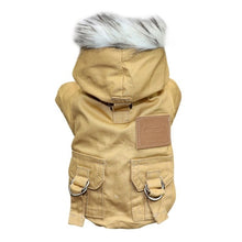 Load image into Gallery viewer, Cargo Fur Hooded Cat Jacket - Boujeecat
