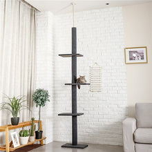 Load image into Gallery viewer, Modern Adjustable Vertical Grey Climber - Boujeecat
