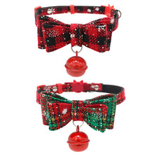 Load image into Gallery viewer, Holiday Bow Tie Collar - Boujeecat
